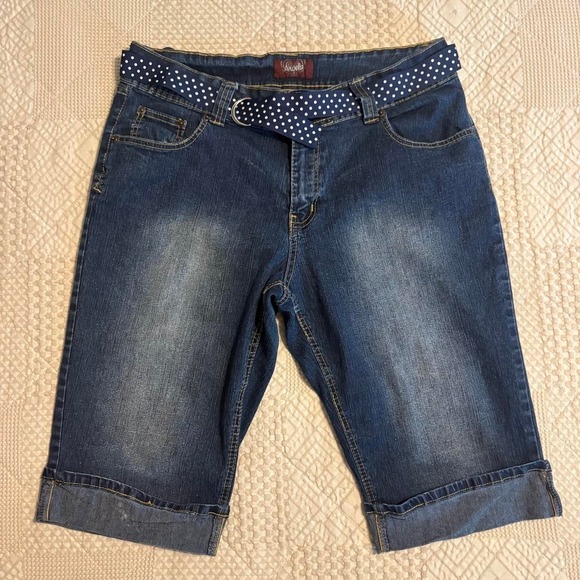 Denim - Y2K Angel's Blue Denim Capris